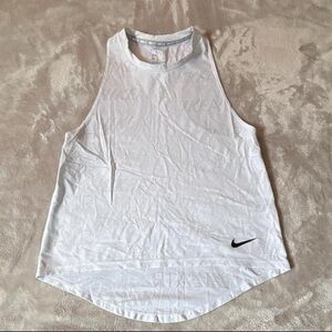 Nike Air Dri-FIT White Mesh Racerback Tank Top Women's Small